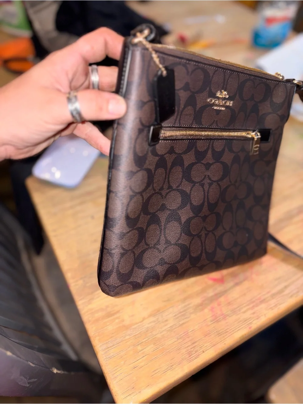 NWOT Coach Rowan crossbody